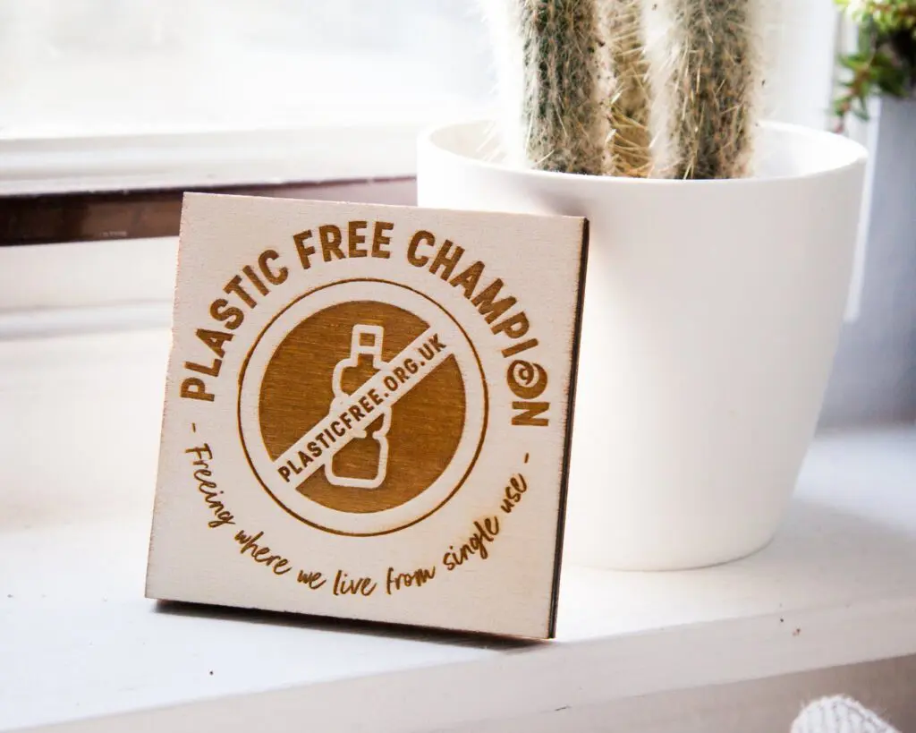 Plastic free champion plaque